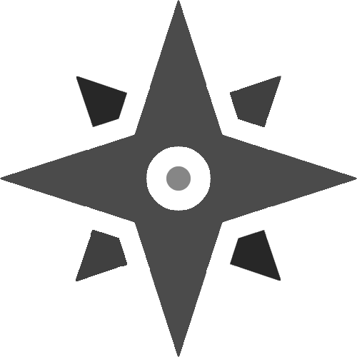 Lodestar Logo - Compass and Star